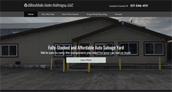 Desktop Screenshot of miechielsautosalvage.com